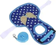 Generic Adjustable Chicken Harness and Leash Warm Hen Costume for Chicken Duck Goose Stylish Blue for Cold Weather Secure Fit and Comfortable Material