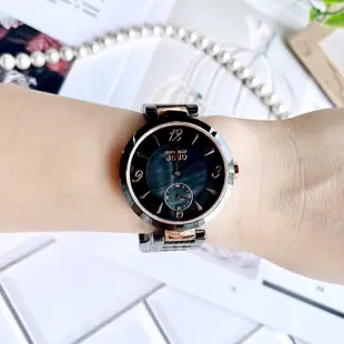 NATURALLY JOJO 精緻女人陶瓷腕錶 女錶 原廠公司貨 時尚黑 JO96986-88R 送禮首選