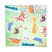 Art Animal Wall Canvas Print Zoo Kid Child Nursery Picture Print Giraffe Monkey