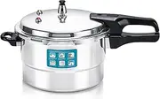 Aluminum Alloy Pressure Cooker Pressure Cooking Pot Large Pressure Cooker for Gas Stove Induction Cooker (9.51 Quart)