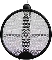Walopola Electric Fly Swatter Racket | Outdoor Electric Fly Trap Racket - Long-Lasting Handheld Gnat Catcher for Outside Kitchen Home Bedroom Yard Garden Restaurant Patio Backyard