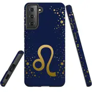 For Samsung Galaxy S21 FE Case Armour Cover, Leo Sign
