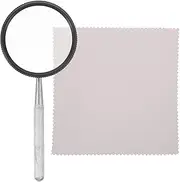 1Set Handheld Magnifying Glass Loop Magnifier for Jewelry Antique Identification Portable Reading Tool for Hobbies Crafts