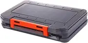 Kisangel Fishing Leakproof Holes 14 Grids Lure Storage Case Pp Material for Anglers Color