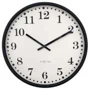 NeXtime Dickens Large Silent Wall Clock Cream Dial 50x50x5cm Aluminium Case