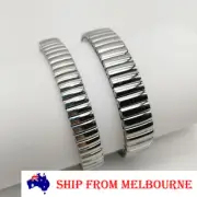 Stretchy elastic Expandable Stainless Steel Watch Band Strap 14mm 18mm
