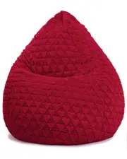 Gouchee Home Fluffy Hearts Fluffy Soft Bean Bag Chair