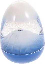 MUSISALY Eggshell Volcano Floating Sand Hourglass Timer Creative Sand Timer Hourglass for Home Decor for Boys and Girls Family Friends