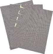 JHZABPO Match Striker Strips, Match Striker Paper Sheets with Self Adhesive Bulk Brown Colored Honeycomb Pattern, Fireplace Decor Strike Strip 55 * 17mm 108 pcs