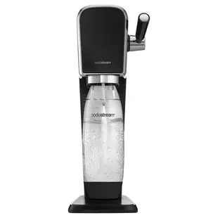 Sodastream 自動扣瓶氣泡水機 ART 黑色送 1L專用寶特瓶x2
