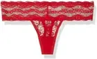 b.tempt'd Women's 237535 Ski Patrol Lace Kiss Thong Panty Underwear Size XL
