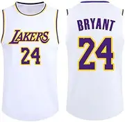 KARFRI #24 Kobe Basketball Jersey,Unisex Sleeveless Sports Vest Shirt Basketball OutfitBasketball Sportswear, T-Shirt Vest Shorts, Youth Sweatshirt #8 Fan Basketball Jersey,D-S