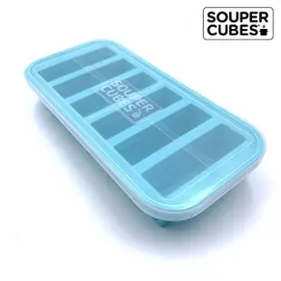 【Souper Cubes】多功能食品級矽膠保鮮盒-二色可選6格-125ML/格(副食品分裝盒/製冰盒/嬰兒副食品)