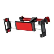 Car Backseat Phone Holder Baseus 360 Degree Rotate Stand Headrest Bracket Red