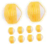 FOYTOKI 10pcs Reusable Lint Hair Catcher Balls for Washing Machine Durable Clothes Cleaning Tool Prevents Tangles and Hair Buildup for Easy Laundry Maintenance