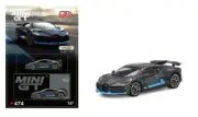 1/64 TSM MINI GT Bugatti Divo Diecast Model Car Presentation Grey MGT00474