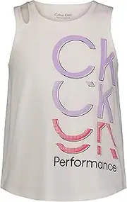 [Calvin Klein] Big Girls' Performance Logo Tank Top