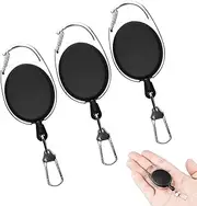 Zinger Retractor, 3 pcs of Fly Fishing Tool Zinger Retractor Extractor Keeper