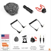 Mini Microphone MIC Video For Camera PC iPhone hot shoe youtube work from home