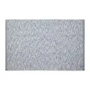 Woven Recycled Yarn Rag Rug Collection Miniature Diamonds, 2x3', Stonewash