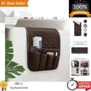 Sofa Armrest Organizer Non-Slip Arm Chair Bedside Caddy Storage Organizer for...