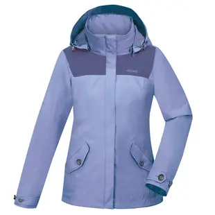 【ATUNAS 歐都納】女款樂遊休閒GORE-TEX+羽絨二件式外套A1GT2203W靛藍紫/防水透氣/防風保暖