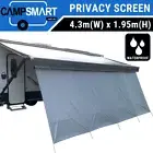 4.3m Waterproof Caravan Privacy Screen Lightweight Annexe Wall 4 Roll Out Awning