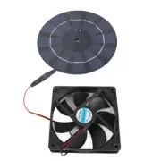 JY 10W Solar Powered Exhaust Fan Monocrystalline Silicon Solar Panel Fan