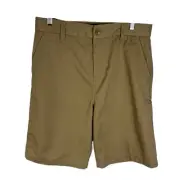 Fox Men's Waist 30 Twill Shorts Tan Inseam 9.75" NWT