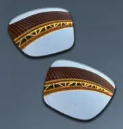 Silver POLARIZED Replacement Lenses for Oakley Sylas OO9448 57mm Sunglasses
