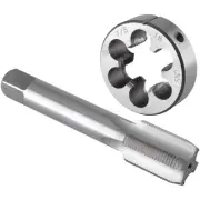 7/8"-18 UN Tap and Die Set, 7/8 x 18 UN Machine Thread Tap and Round Die Righ...