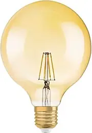 LV Luce LED 8W Dimmable Filament G125 E27 Globe Bulb Lamp 2500K - Warm White