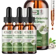Soursop Graviola Leaf& Fruit Extract Liquid Drop Support Immune Digestive