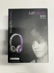 *SUPER RARE* Beats by Dr. Dre Justin Bieber Edition Just Beats Solo BRAND NEW.