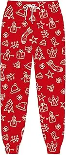 [Generic] Pleated Mens Pants 3D Printed Jogger Sweatpants High Comfort Small Leg Casual Pants Sprinkle Workout Pants