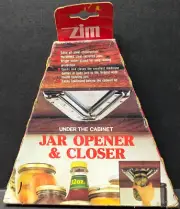 Zim Under the Cabinet Jar Opener & Closer Stainless Steel NOS