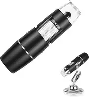 Leona Co WiFi Digital Microscope 1000X – HD USB Handheld Microscope Camera with Adjustable Stand, Portable Electronic Magnifier for Circuit Board, Coin, Skin, and Plant Inspection