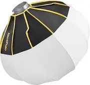 xinyee 50cm/20inch Foldable Lantern Style Softbox Ball Shape Soft Box with Bowens Mount Quick-Install Portable for Speedlite Studio Strobe Flash Light