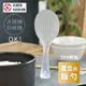 耀您館★日本製MARNA可站立式TPX樹脂半透明感飯勺飯匙K-555CL(不易沾黏;三角錐型握把;耐熱140度/適洗碗機)