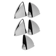 Metal Adjustable Shelf Clip Clamp Support Bracket 5pcs for 5mm-18mm Thick Glass