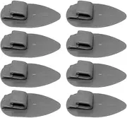 MagiDeal 8Pcs Car Floor Mat Clips Carpet Fixing Clamps Grips Anti Slip Universal Mat Fastener Clips for Car Mats Quality Sturdy Replaces Premium, Gray