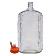 Home Brew Ohio 6 Gallon Glass Carboy with Carboy Cap