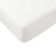 Essentially Home Living Polyester Cotton Fitted Sheet 33cm Wall Double