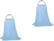 LIFKOME Breathable Lactation Clothing When Going Out Book Doll House Cover Lactation Feeding Breastfeeding Clothes Mother Clip Accessories Little Girl Coin Bag Zip Ties Sky-blue Cotton
