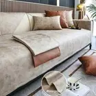 Non-slip Sofa Mat Solid Color Anti Cat Scratch Sofas Towel Home Decor Slipcovers
