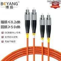 在飛比找露天拍賣優惠-博揚(BOYANG)電信級光纖跳線 OM2多模雙芯 跳纖光纖