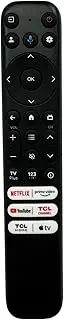 RC902V FMR2 IR for TCL tv Remote Replacement fit for TCL Universal Remote RC902V FAR1 FMR1 FMR2 C835 C635 P735 X925 C735 S5400A LED QUHD UHD QLED 4K 8K Smart TVs RC833 RC813