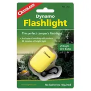 Coghlans Dynamo Wind-up Torch LED / Flashlight - Yellow