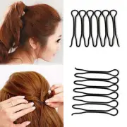 Hairdresser's Aid Hair Comb Haarflechte Slides Hair Plugs Hooked Comb
