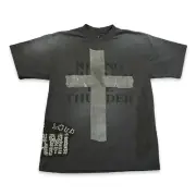 Travis Scott Utopia Miami Rolling Loud Festival Exclusive Black Washed Tee